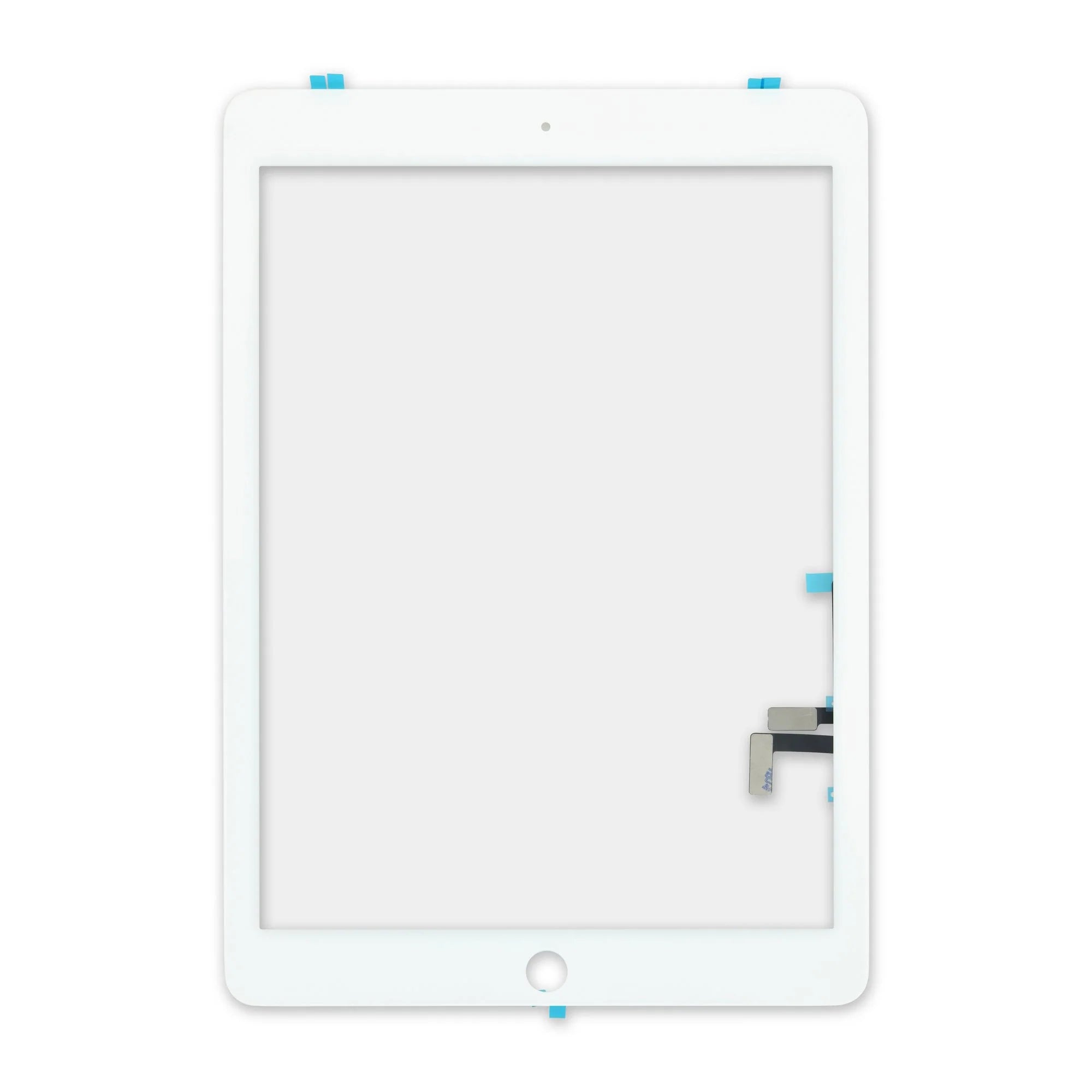 Digitiser with Home Button & Membrane For Apple iPad 5th Gen White